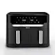 Tefal Dual Easy Fry & Grill, a large-capacity air fryer featuring dual cooking baskets for preparing two different dishes simultaneously. 
