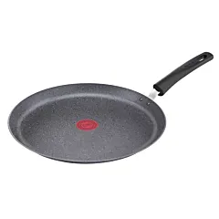TEFAL مقلاة بان كيك | Natural Force 25 سم | سهل التنظيف | طلاء Mineralia+ غير لاصق | معادن طبيعية | مؤشر Thermo-signal | طهي صحي | صنع في فرنسا | ضمان لمدة سنتين | G2663832