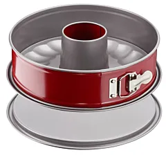 TEFAL قالب خبز | قالب سافارين مفصل دلي بيك 27 سم | أحمر | أدوات خبز عالية الجودة من الفولاذ الكربوني | سهولة التنظيف | ضمان لمدة سنتين | J1642814