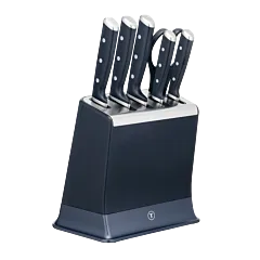 EverSharp 6-Piece Knife Set and Knife Block With Integrated Sharpener