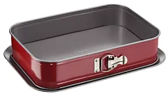 TEFAL قالب خبز | صحن فرن مفصل دلي بيك 36 × 24 سم | أحمر | أدوات خبز عالية الجودة من الفولاذ الكربوني | سهولة التنظيف | ضمان لمدة سنتين | J1640514