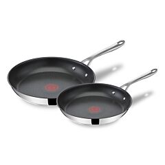 Jamie Oliver cook's direct stainless steel 2-piece cookware set, E304S244