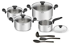 Primary 11 pc set saucepan 16 cm stewpots 18/20/24 cm ladle spoon spatula, E308SB74