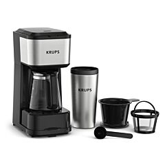 Simply Brew 4-in-1, Drip Coffee Maker, Heat-Resistant Glass Carafe, KM207DM0