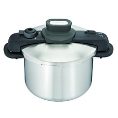 SECURE COMPACT Pressure Cooker Instant Lock System In One Slide 5-Point Security System Ultra-Fast Results 10-Year Warranty 8L, P3534446