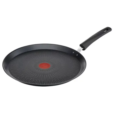 TEFAL مقلاة بان كيك | UNLIMITED مقلاة بان كيك 25 سم | مقاومة للخدش | طلاء غير لاصق آمن 100% | مؤشر Thermo signal™ | تحمير مثالي | صنع في فرنسا | متوافق مع الحث | ضمان لمدة سنتين | G2553802