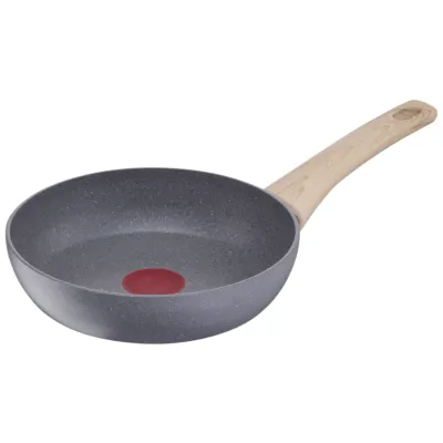 TEFAL مقلاة | Natural Force 22 سم | سهل التنظيف | طلاء Mineralia+ غير لاصق | معادن طبيعية | مؤشر Thermo-signal | طهي صحي | آمن | صنع في فرنسا | ضمان لمدة سنتين | G2660332