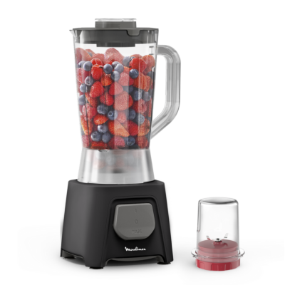 بلنديو من مولينكس، خلاط مطبخ، سعة 1.5L، قدرة 450W، شفرات بطلاء زيلكروم، LM2B2828