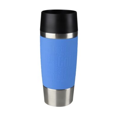 Travel Mug, Stainless Steel,360 ml, Leak Proof, 4 Hrs Hot/8 Hrs Cold, Blue, K3086114