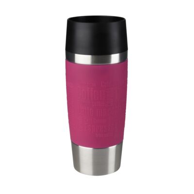 Travel Mug, Stainless Steel,360 ml, Leak Proof, 4 Hrs Hot/8 Hrs Cold, Pink, K3087114