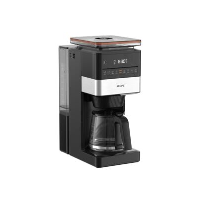 Virtuoso + Pump Espresso Machine, Sleek Compact Design, Auto Flow-Stop, Espresso and Cappuccino Maker, XP444CM0