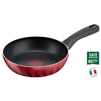 مقلاة, G6 Tempo Flame 20 سم, غير لاصق مع مؤشر Thermo Spot, أحمر, ألومنيوم, ضمان لمدة سنتين, C3040283