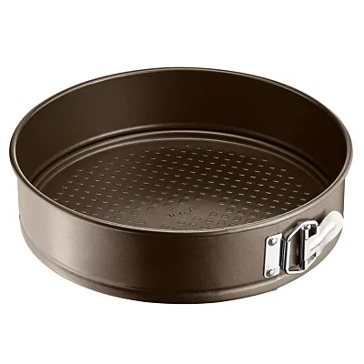 Spring Form Baking Mold, Easygrip 25 cm round baking tray, Carbon Steel, 2 Years Warranty, J1626245