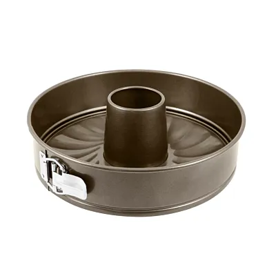Baking Mold, Easy Grip 25 cm Savarin Springform Baking Pan| Carbon Steel, 2 Years Warranty, J1627845