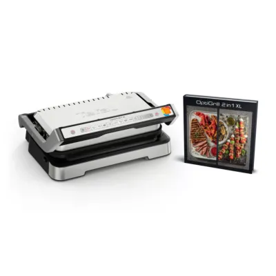  OptiGrill 2in1 XL | Automatic Programs | No Monitoring | GC78MD28 + Burger press & Skewers