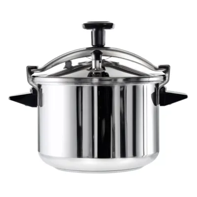 TEFAL Pressure Cooker | Authentique 8 L for 5/8 people | Silver / Black | Stainless Steel | Safe | All heat sources | Made in France | 2 Years Warranty | P0531134