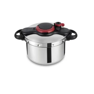 TEFAL Pressure Cooker | Clipso Minut Easy 7.5L | Stainless steel | All heat sources including induction | Cooks Up To 2 Times Faster | Vitamins Preserved |Made in France| 2 Years Warranty | P4624866