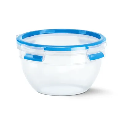 Tefal Masterseal Fresh Food Storage Container 1.1 L | Round | Leak-Proof | Hygienic Seamless Seal | Microwave, Freezer & Dishwasher-Safe | Made in Germany | K3023112