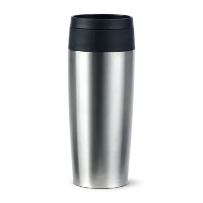 Tefal Travel Mug Classic 0.36 L | Quick Press Lid | 360° Drinking | Leak-Proof | Hot 4 h, Cold 8 h | Polished Stainless Steel | Dishwasher-Safe | Stainless Steel | N2020110