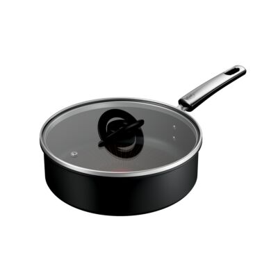 Excellence+ Sautepan 24cm + Lid, Serves 4-5 | Stackable, Non-Stick, Induction Compatible | G3303202