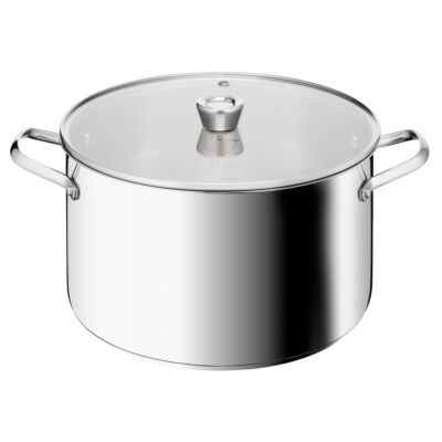 Emotion+ XL Stockpot 30cm + Lid, Serves 8-10 | Premium Stainless Steel, 5-Year Guarantee | E3366955