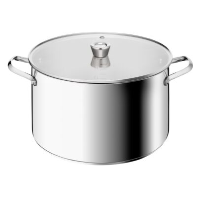 Emotion+ XL Stockpot 32cm + Lid, Serves 12+ | Premium Stainless Steel, 5-Year Guarantee | E3368555