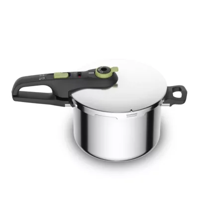 Secure Trendy 6L Pressure Cooker, Fast Cooking, Attractive Design, 2 Programs, Safe, Induction Compatible, P2580702