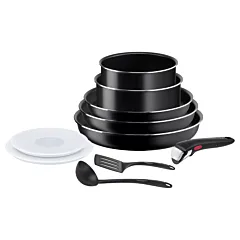 Tefal Ingenio Easy On 10-piece Cookware Set, Stackable, Non-Stick Coating, Heat Indicator, Diffusion Base, L1599902