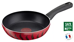 Frying Pan, G6 Tempo Flame 20 cm Frypan, Non-stick with Thermo Spot| Red, Aluminium, 2 Years Warranty, C3040283