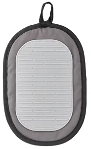 TEFAL حامل وعاء Comfort | أداة مطبخ | مقاومة للحرارة العالية | قبضة داخلية غير قابلة للانزلاق | تصميم مريح | أسود | سيليكون | K1298314