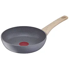 TEFAL مقلاة | Natural Force 22 سم | سهل التنظيف | طلاء Mineralia+ غير لاصق | معادن طبيعية | مؤشر Thermo-signal | طهي صحي | آمن | صنع في فرنسا | ضمان لمدة سنتين | G2660332