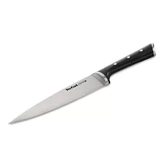 TEFAL Ice Force Chef Knife | 20 cm | Kitchen Knife | German Stainless Steel Blade | Long-Lasting Cutting Performance and Sharpness | Dishwasher safe | Black | 2 Years Warranty | K2320214