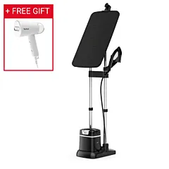  Garment Steamer | IXEO + All-in-One Full-Size Iron Steamer | 2980 W | Built-In 3-Position Smart Board | 1 L QT1510GO