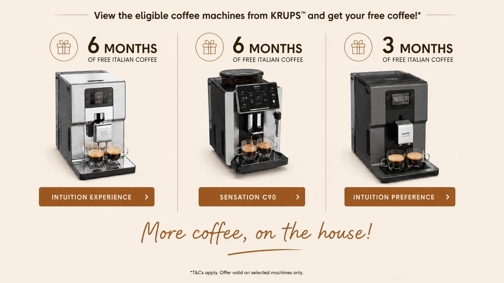 KRUPS Coffee Machines