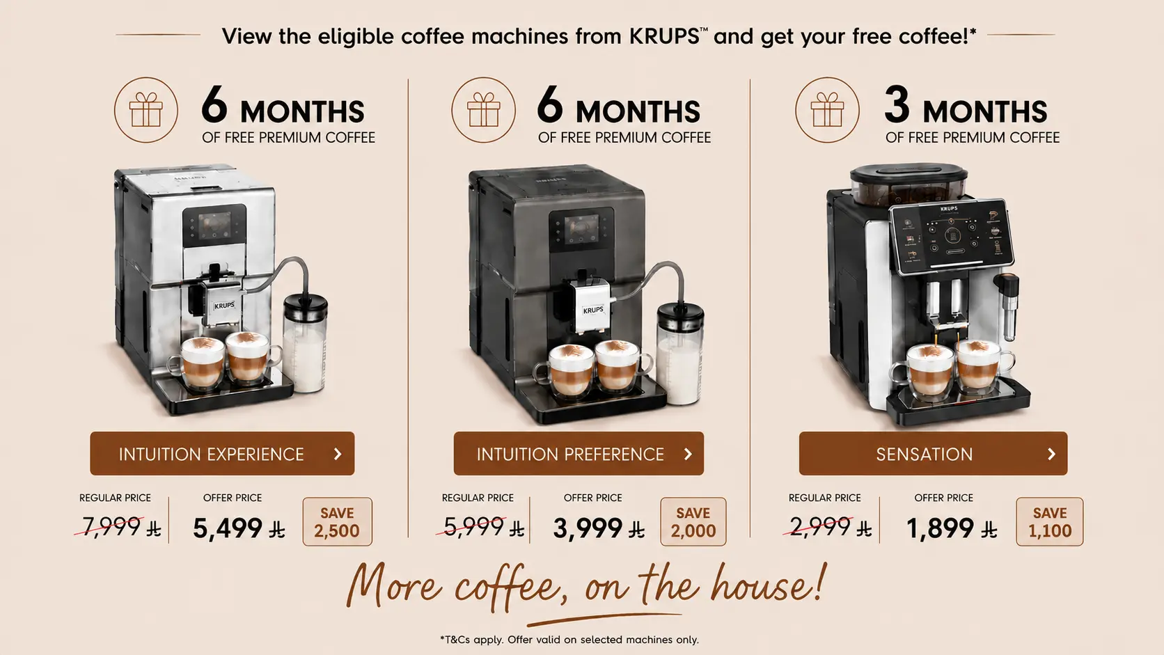 KRUPS Coffee Machines