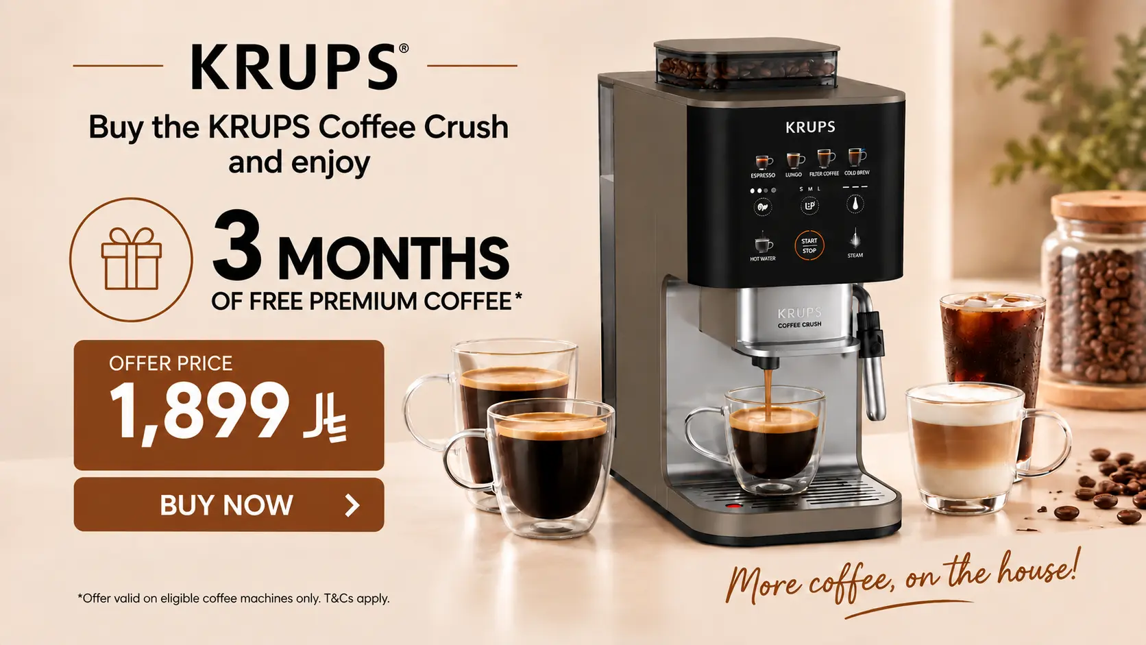 KRUPS Coffee Crush Experience