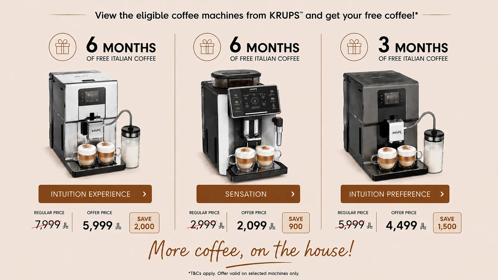 KRUPS Coffee Machines
